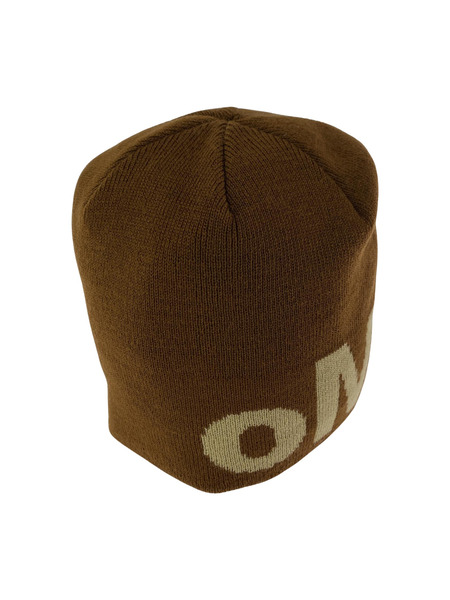 OMA DESIGN STUDIOS LOGO SKULL CAP ニット帽 茶