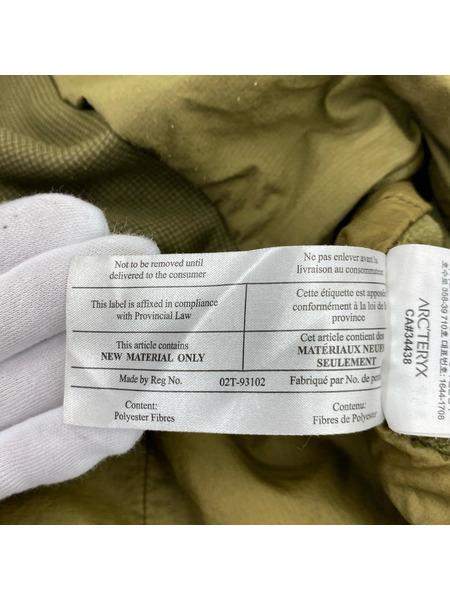 ARC'TERYX ジャケット Atom LT Hoody (S) カーキ