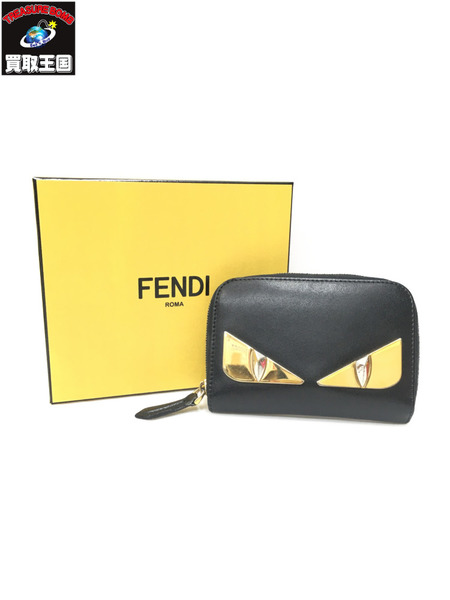 FENDI モンスター カードケース コインケース ブラック｜商品番号 