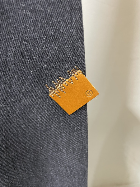 ADER ERROR Sig; SV Tag Jeans 04 ブラックデニムパンツ XL 