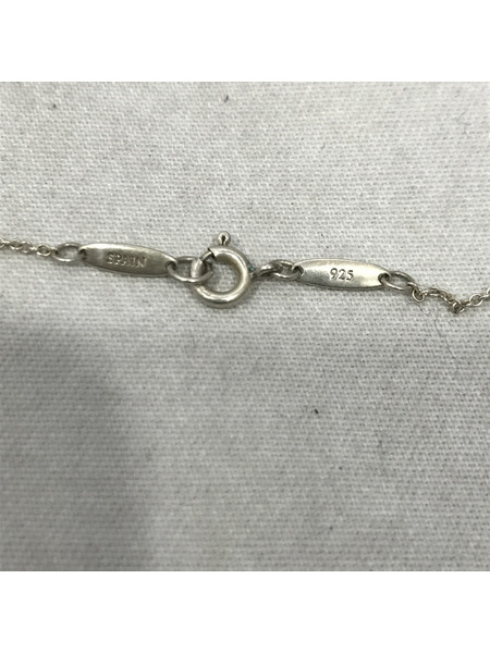 アクセサリー 925 オープンハート ネックレス[値下]