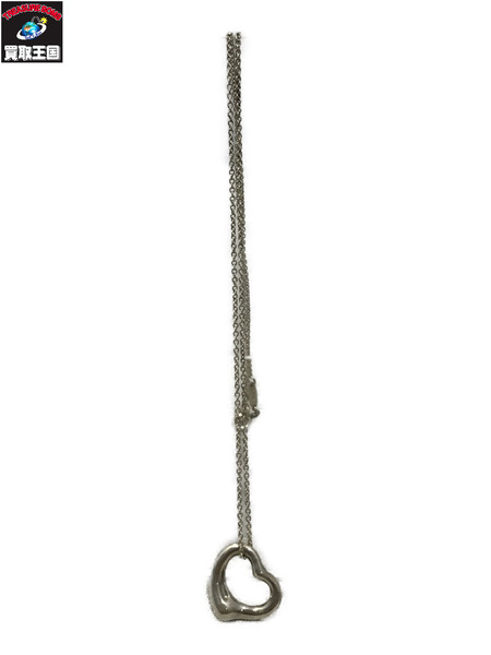 アクセサリー 925 オープンハート ネックレス[値下]