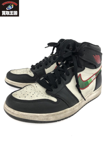 NIKE AIR JORDAN 1 RETRO HIGH OG スニーカー 白黒 26cm[値下]