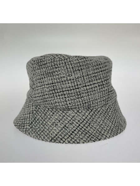 CULLNI Butcher Tweed Leather Emblem Hat[値下]
