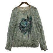 長袖Tシャツ・カットソー BALMUNG メッシュPO 青