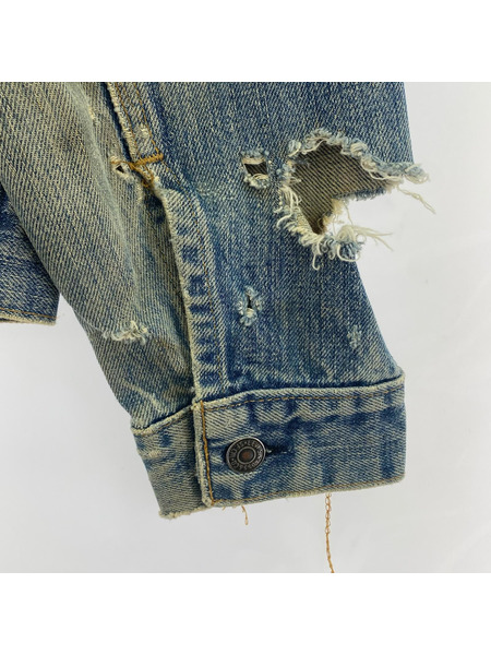 Levi's デニムジャケット 70s USA製 70505-0217 デニムジャケット ダメージアリ