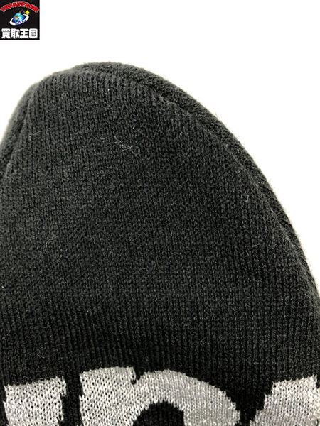 Supreme Big Logo Beanie F 19AW/黒/シュプリーム