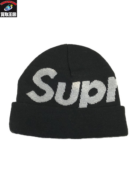 Supreme Big Logo Beanie F 19AW/黒/シュプリーム