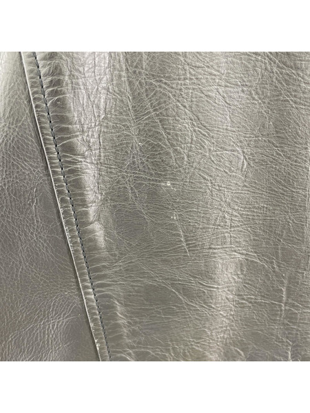Liugoo Leather ライナー付 カウレザー ライダースジャケット ブラック SIZE:M