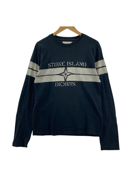 STONE ISLAND　Denims ロングスリーブT　ブラック