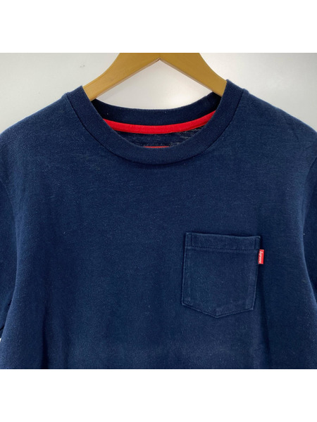 Supreme Pocket S/S Tee 紺 (S)